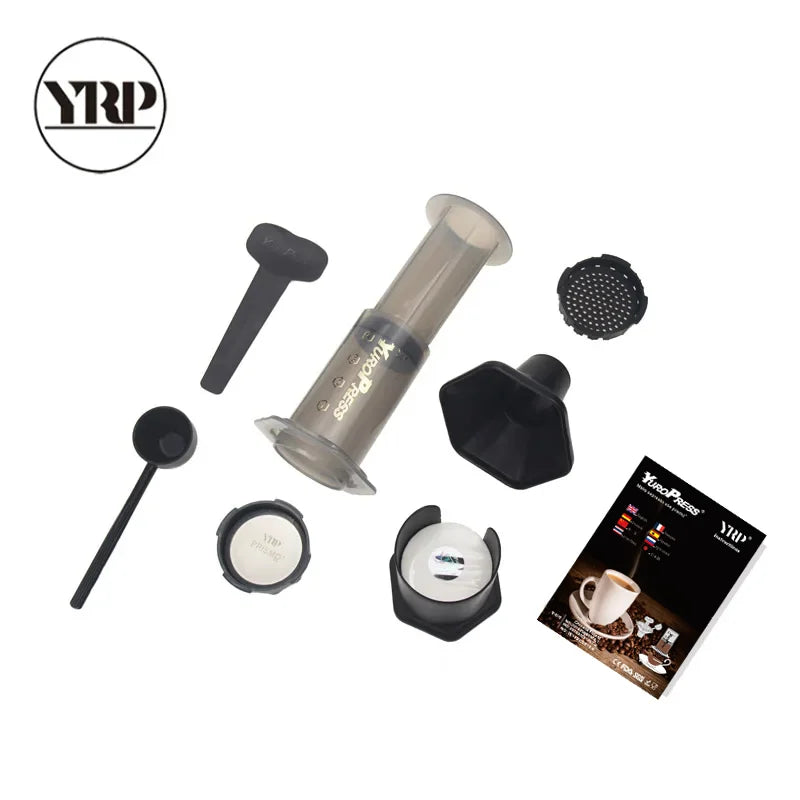 Portable French Press Coffee Maker with Filter Paper - 64mm, 350pcs