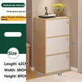 Narrow Space-Saving Shoe Rack with Large Capacity Corner Shoe Cabinet for Entryway