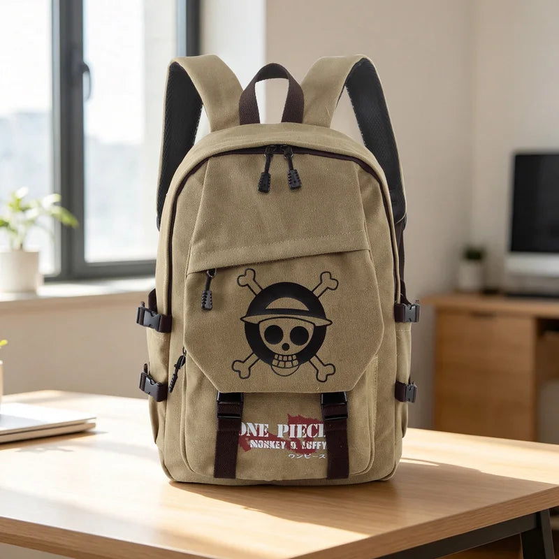 Large Canvas Backpack 14 Inch Laptop Bag for Travel & School - Multiple Colors