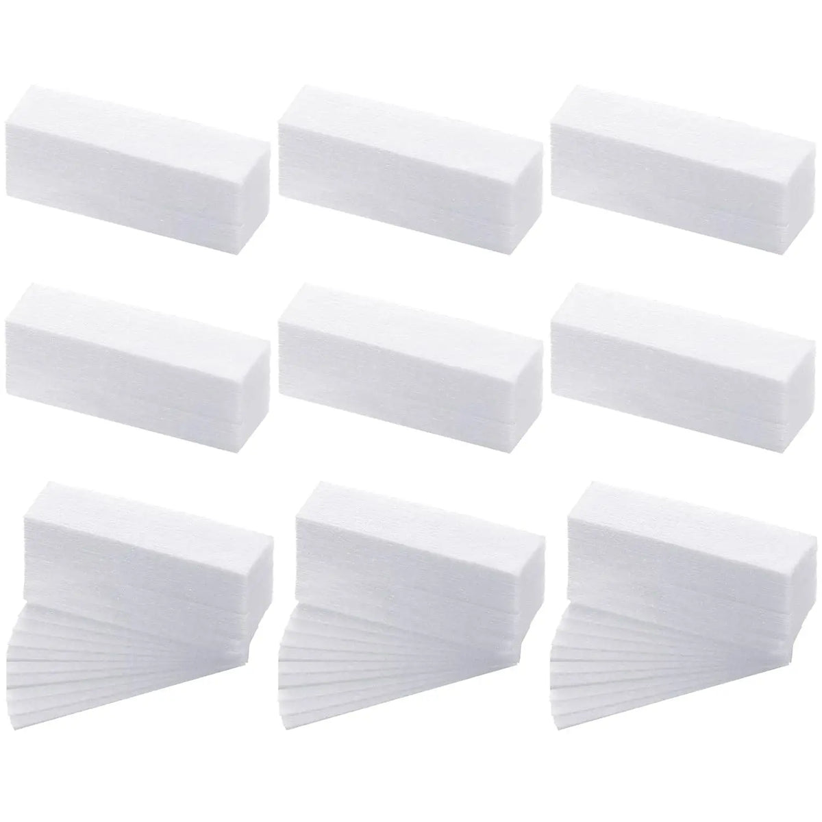 300PCS Painless Facial and Body Hair Removal Wax Strips - Bikini, Legs, Arms