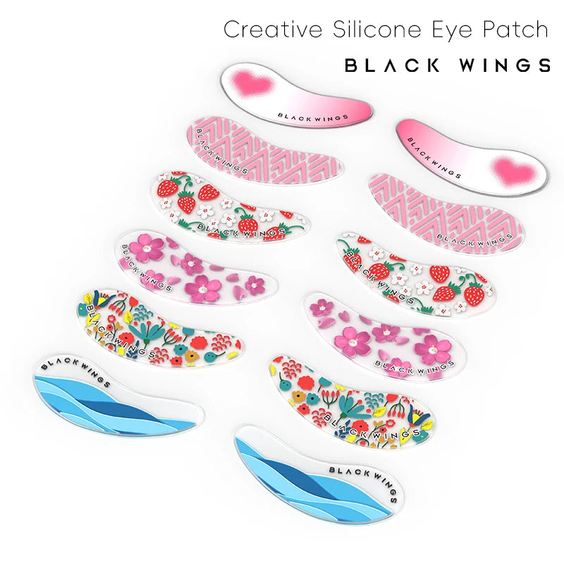 Reusable Silicone Eye Mask with Strawberry Design for Cooling and Skin Care