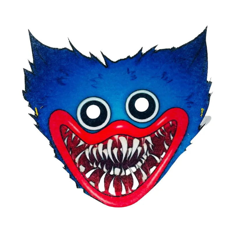 Halloween Cosplay Huggy Wuggy Costume Cartoon Horror Large Mouth Kids Fancy Dress