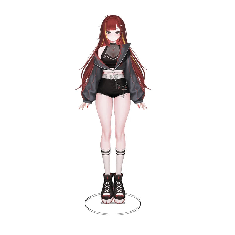 Anime Acrylic Stand Figures Collection - VTuber, Hina, Shirayuki & More