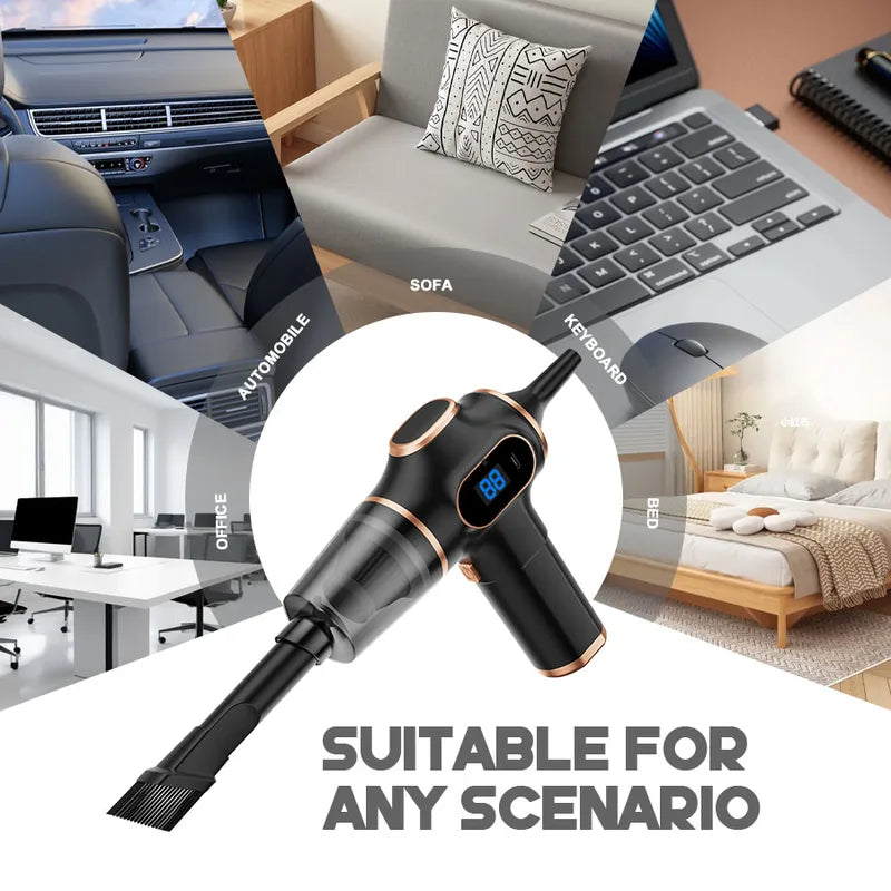 High-Power Wireless Car Vacuum Cleaner Mini Household and Car Carpet Cleaner