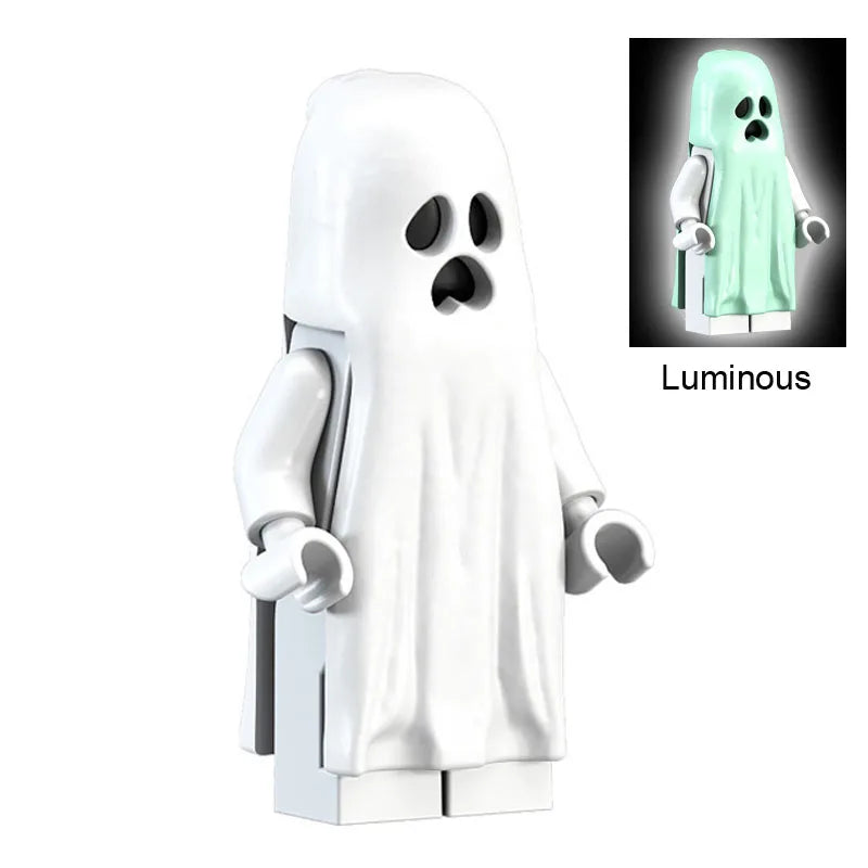 Halloween Skeleton Luminous Ghost Building Blocks Construction Toys - Multiple Colors