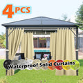 Outdoor Waterproof UV-Resistant Curtain Panels for Porch Pergola Gazebo