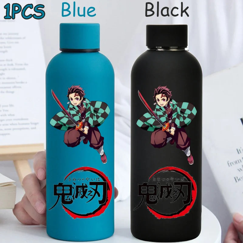 Kimetsu No Yaiba 500ML Insulated Water Bottle Anime Character Drink Cup