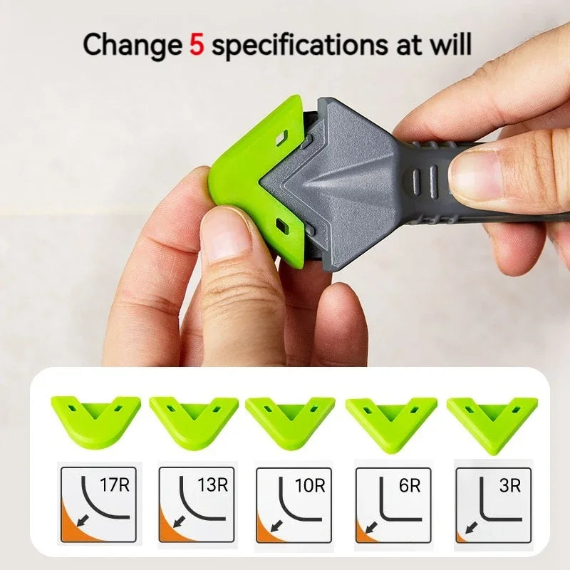 3-in-1 Silicone Caulking Sealant Remover & Grout Finisher Tool Set - Floor Mould Removal Hand Tools