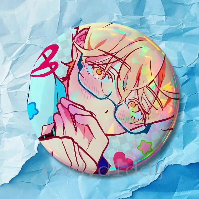 Cartoon Badge Pins Set - Round Brooches for Clothing, Bags & Accessories