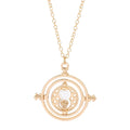 Harried Time Necklace Hourglass Timer - Rotatable Astronomical Converters for Cosplay & Gift