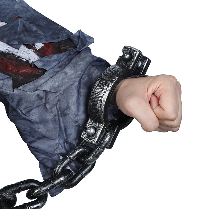 Halloween Fake Chains Haunted House Decor Prisoner Costume Accessories Plastic Links