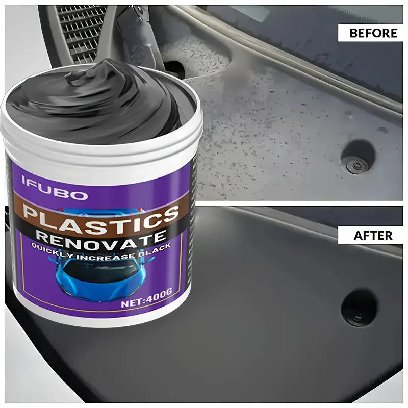 Heavy Duty Automotive Plastic Repair Wax - Scratch Removal & Rapid Renewal for Cars and Trucks