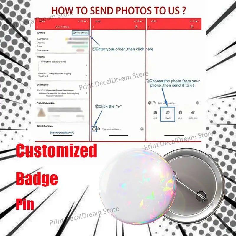 Creative Creepypasta Badges Set - Tinplate Button Pins for Clothes Backpack Jewelry Gift