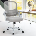 Ergonomic Mesh Office Chair with Adjustable Height & Swivel Wheels - Multiple Colors