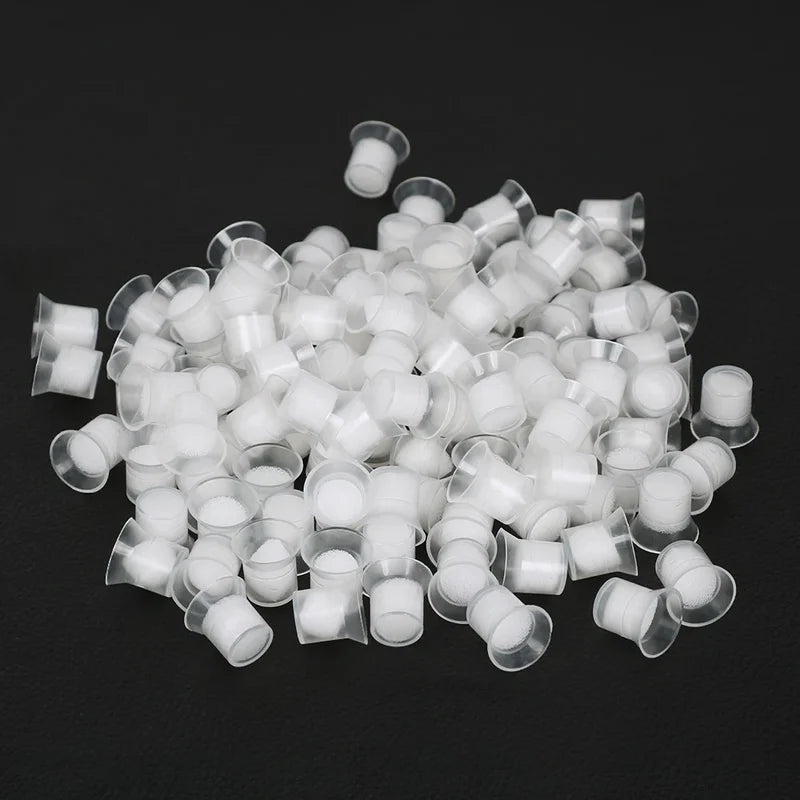 Sponge Ring Cups for Microblading & Tattoo Ink Holders - Replacement Cosmetic Cups