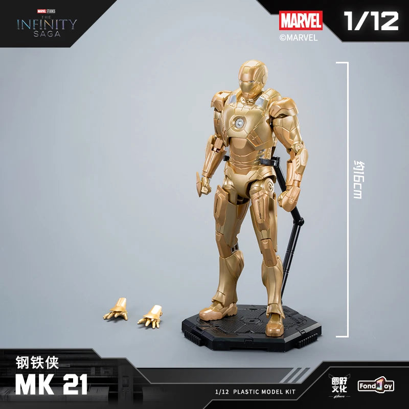 Marvel Infinite Legend Action Figures Set - Iron Man & War Machine Collectible Toy
