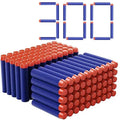Kids Toy Gun Refill Darts 7.2cm - 100pcs Blue Solid Round Head Bullets