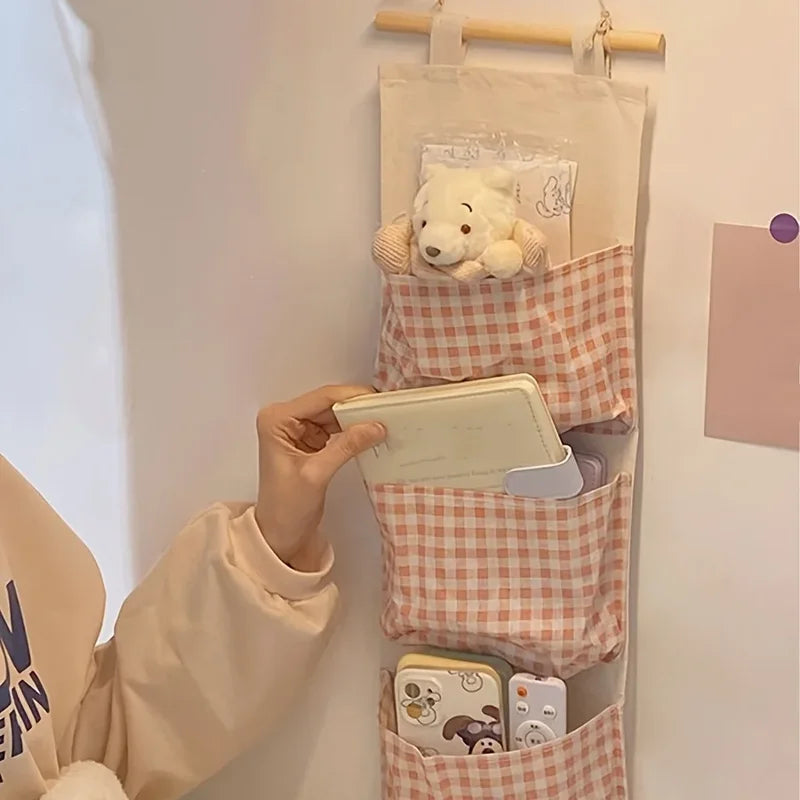Multi-Functional Wall-Mounted Storage Bag Rack for Bedroom & Home Organization