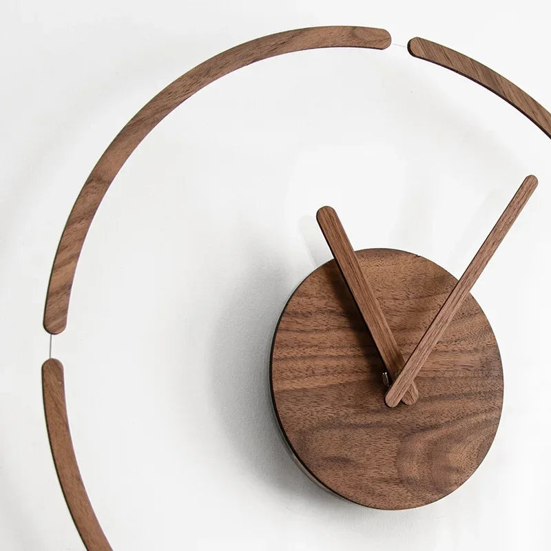 Nordic Minimalist 14-Inch Wall Clock Silent Quartz Living Room Office Decor