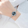 Elegant Women’s Gold Bracelet Watch with Small Dial and Quartz Movement