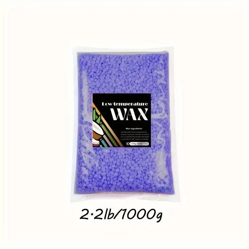 2.2lb Hard Wax Beans for Hair Removal - No Strip Depilatory, Full Body & Bikini