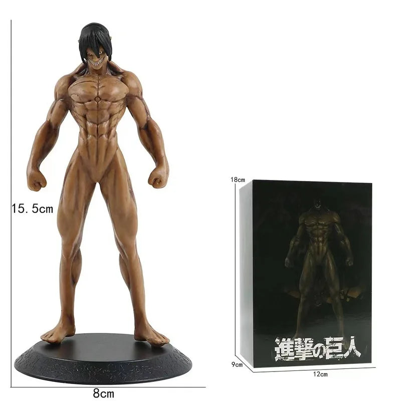Attack On Titan Eren Jaeger Colossus Action Figure Model Kit - Collectible Desktop Toy