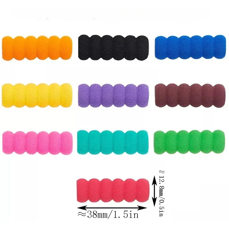 30pcs Kids Pencil Grips for Handwriting Anti-slip Soft Sponge Finger Guards
