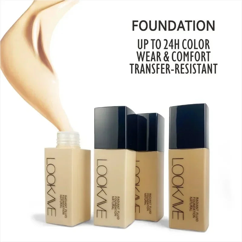 High Coverage Liquid Foundation with Matte Finish for Long-Lasting Makeup