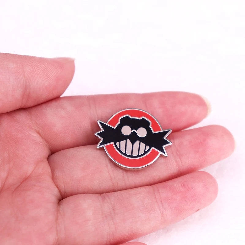 Evil Villain Egg Man Enamel Pin Badge - Game Character Brooch Gift
