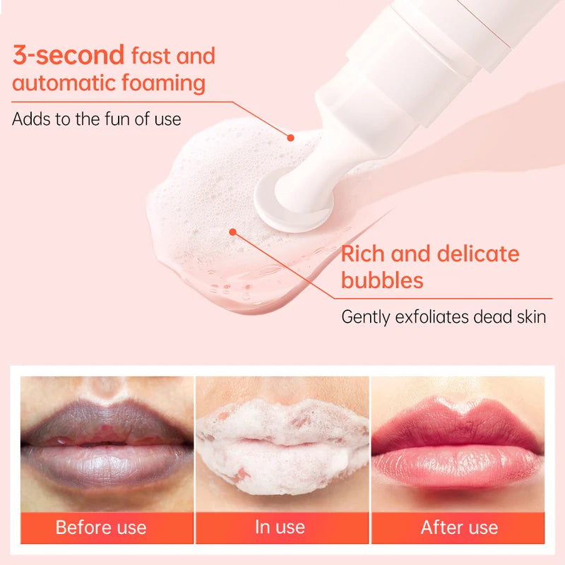 Lip Mask Bubble Exfoliating Oil - Lightening, Moisturizing & Brightening