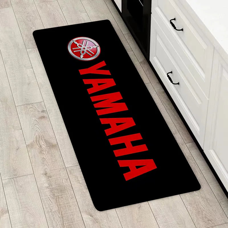 Non-Slip Entrance Door Mat with Racing Design for Kitchen Bathroom Living Room Balcony