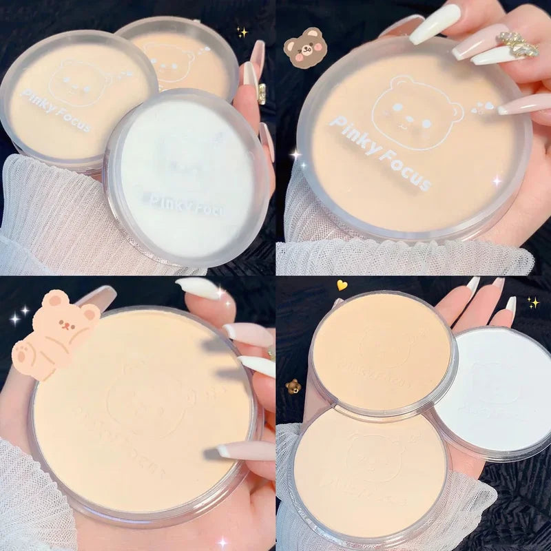 Breathable Waterproof Face Powder with Oil Control & Brightening Finish - All Colors