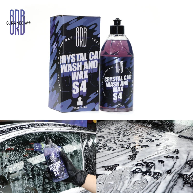 Ceramic Car Shampoo with Hydrophobic Protection - Adds Shine & Enhances Coatings