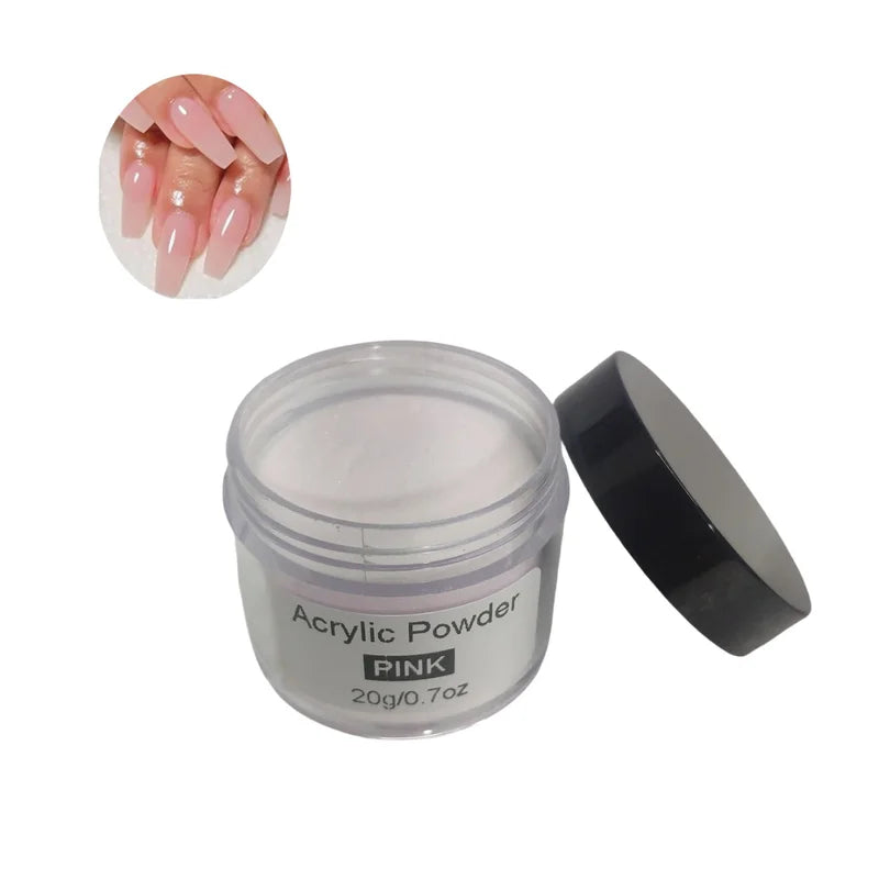 3-in-1 Acrylic Nail Powder Set for French Manicure & Nail Art - Beginner Friendly
