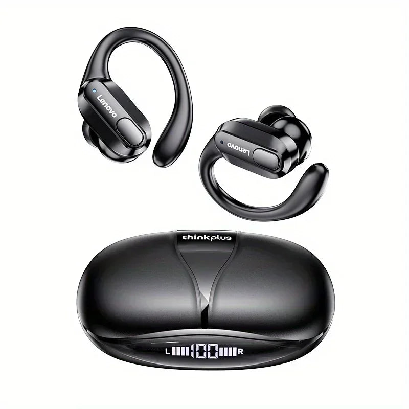 Wireless Bluetooth Headphones with Mic Noise Reduction Waterproof Earhooks