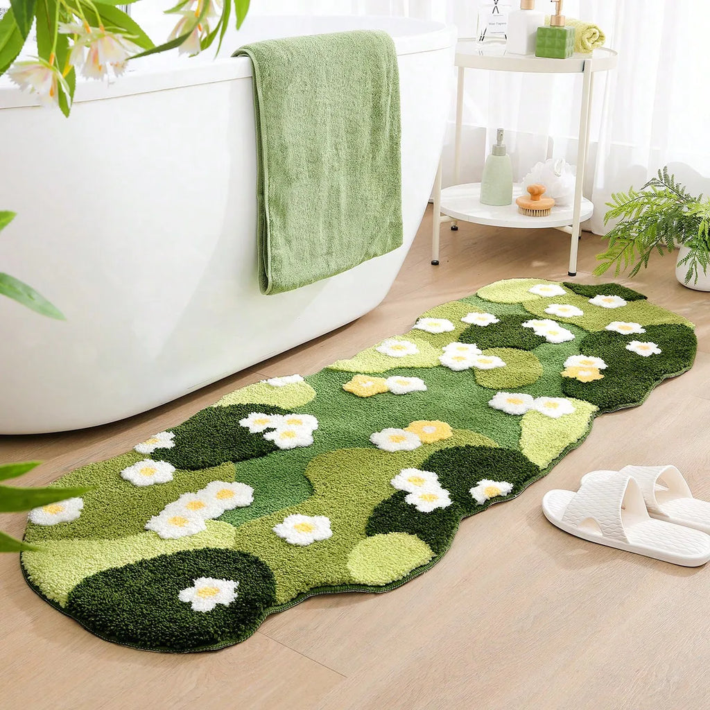 Bathroom Rug Non-Slip Water Absorption Mat - Comfortable Bedroom & Bath Decor