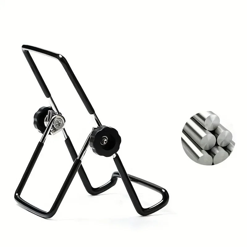 Foldable Metal Tablet Stand Mount for iPad Phone Universal Desk & Travel Use