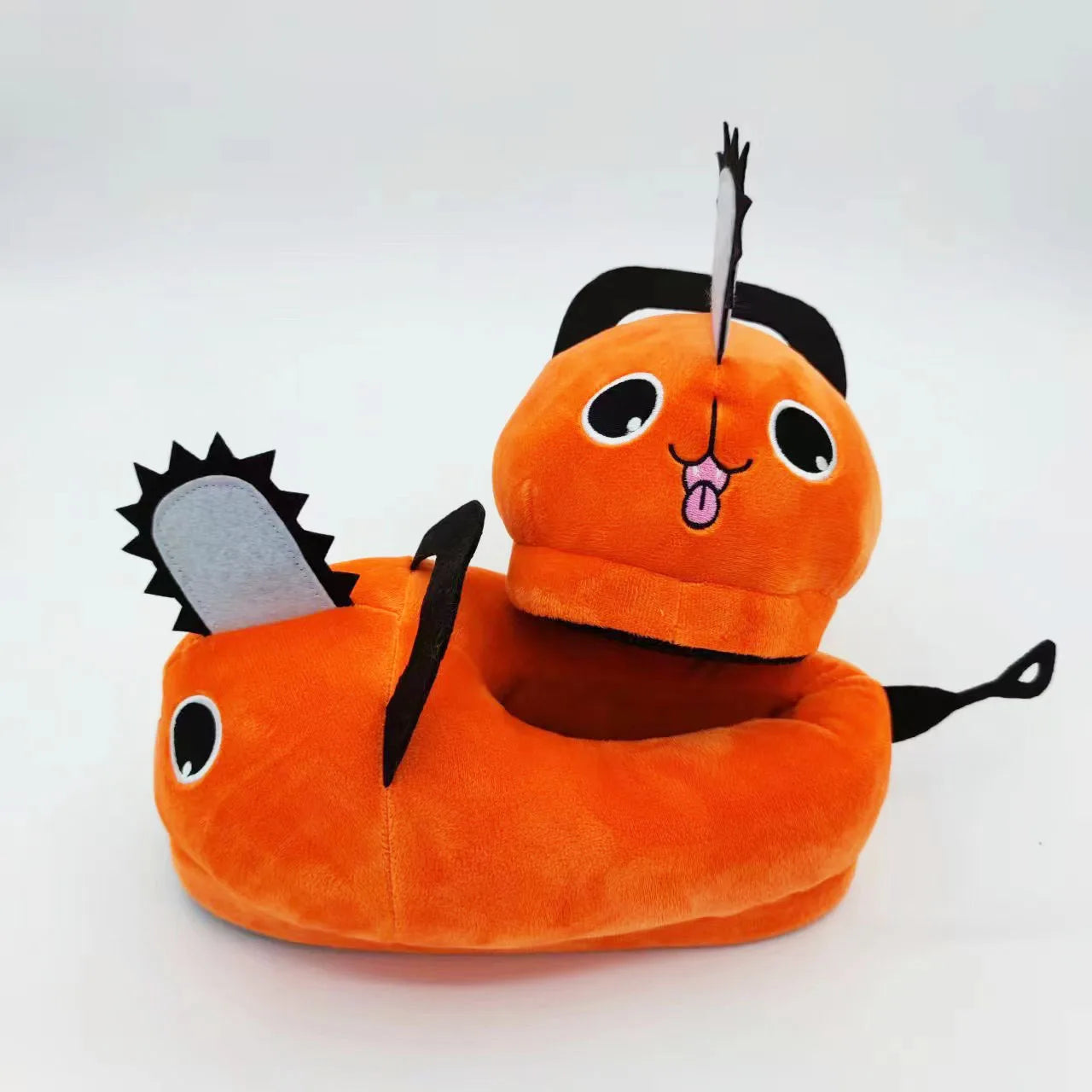Anime Pochita Slippers Cosplay Kawaii Puppy Halloween Xmas Bedroom Shoes