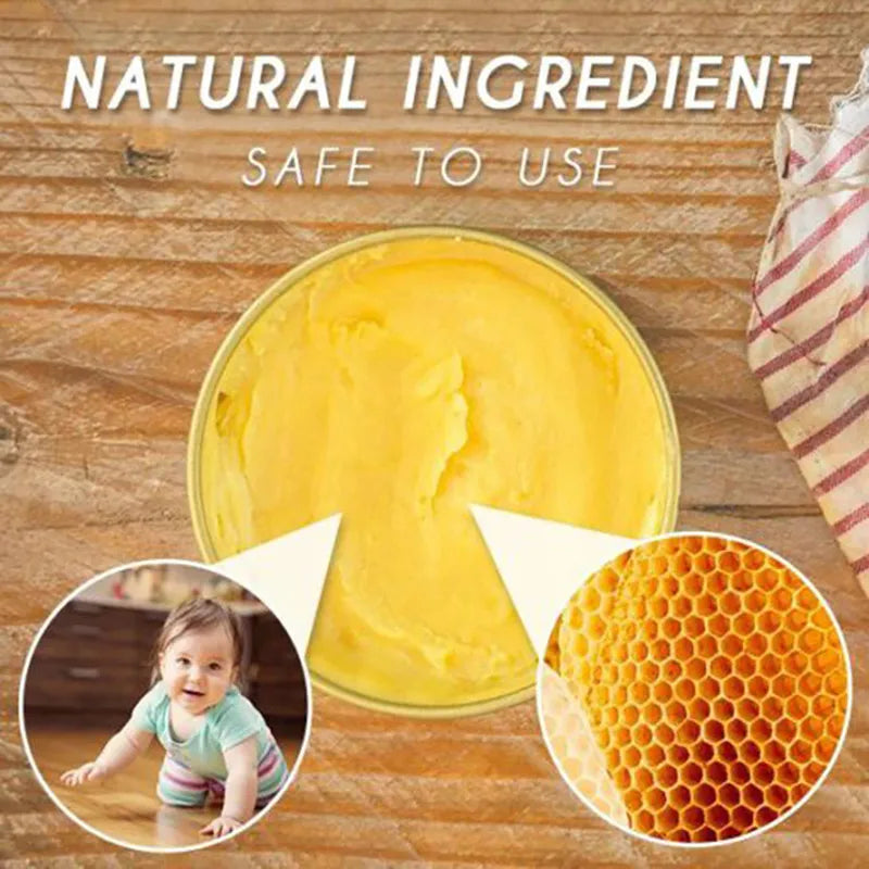 Natural Beeswax Furniture Polish & Wood Cleaner - Organic Wood Care Solution