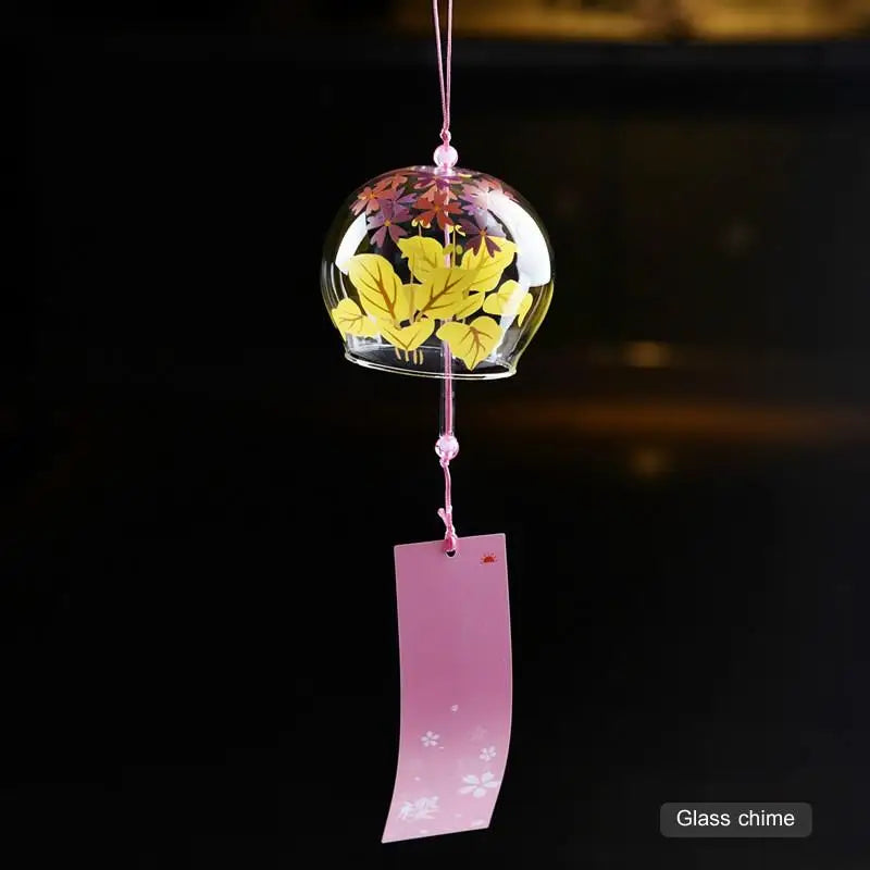 Japanese Style Handmade Glass Wind Chime Door Decoration Home Accessory