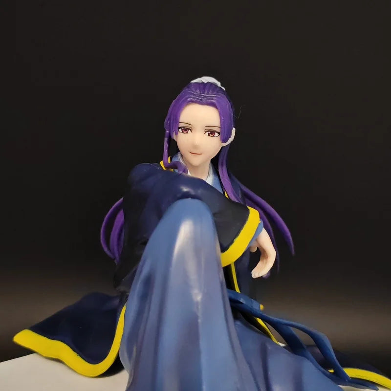 Anime PVC Figure Sitting Pose Collectible Toy for Fans - 15.5cm