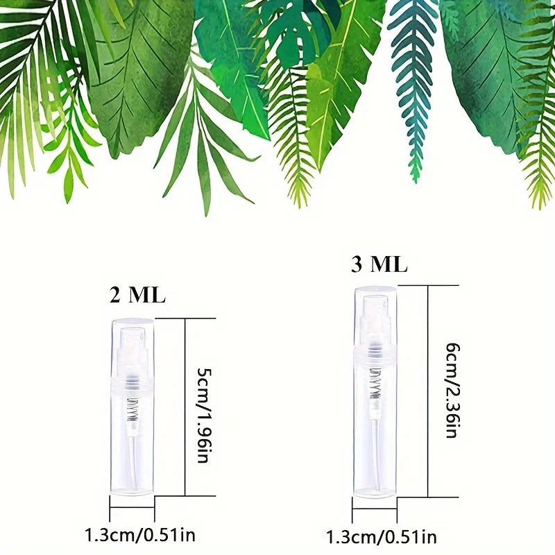 Refillable Travel Spray Bottles Set - Odorless, BPA-Free Mini Perfume & Cosmetics Atomizers
