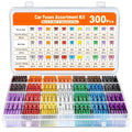 300Pcs Car Fuse Assortment Kit - Mini, Standard & Micro Fuses with Extractor Tool