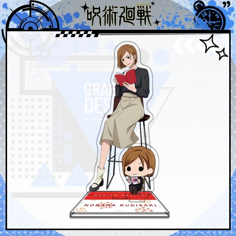 Anime Jujutsu Kaisen Acrylic Stand Gojo Satoru Figures Miniatures Manga Figurines Model Toys GK Ornaments Decoration