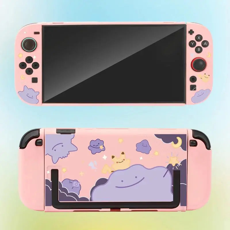 Matte Hard Shell Protective Case for Nintendo Switch 2 Joy Con - Ditto Pattern
