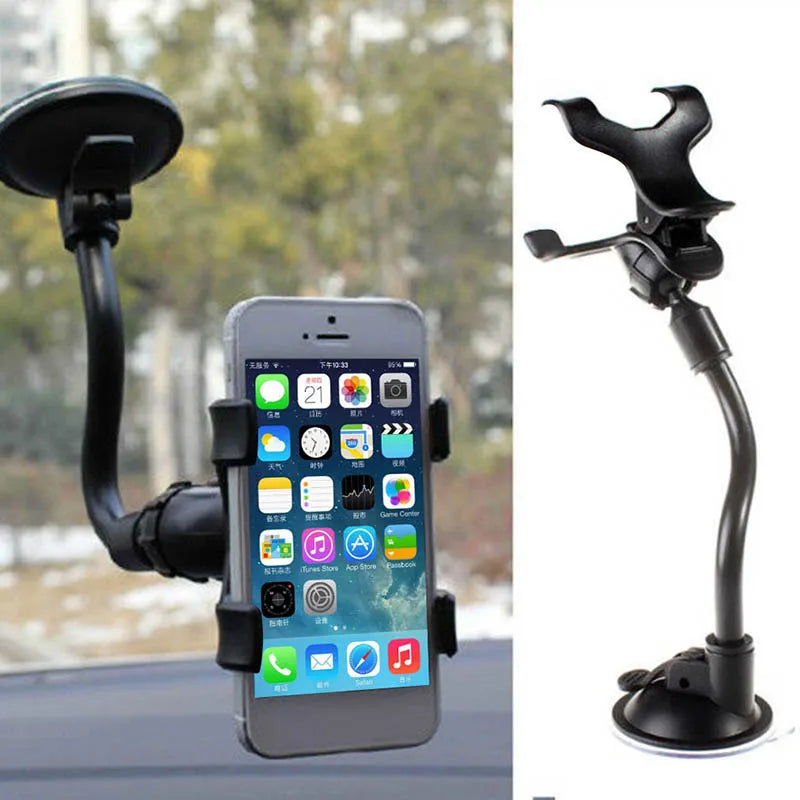 360 Degree Rotating Car Phone Holder with Strong Suction Mount for iPhone Samsung & More