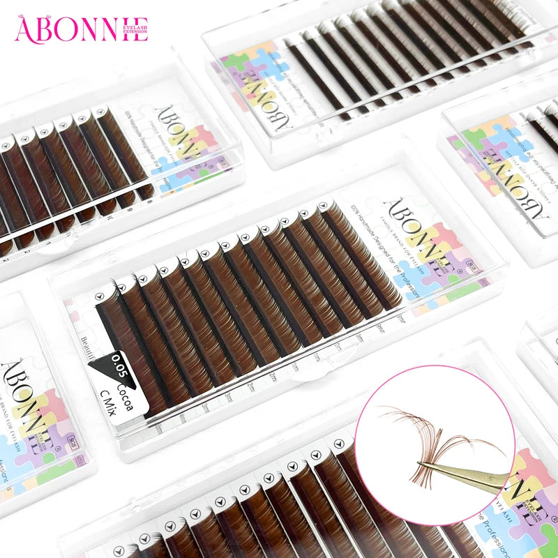 Colorful Mink Eyelash Extensions - Natural Soft False Lashes for Eye Makeup