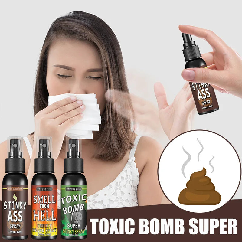 30ml Prank Fart Spray for Halloween Party Gags Non-Toxic Smelly Joke Can