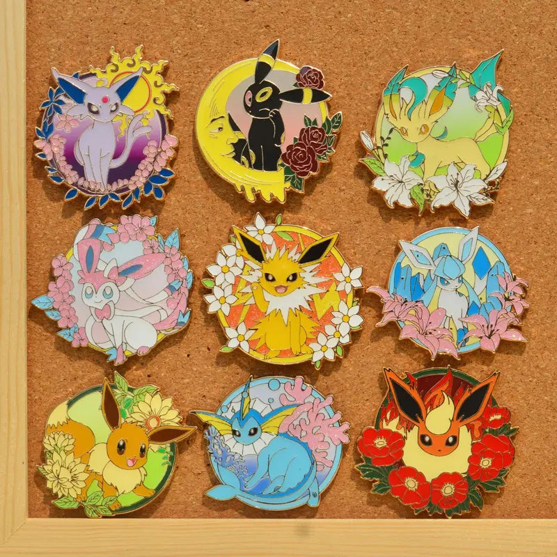 Anime Monster Lapel Pins for Backpack Backpack Accessories Enamel Metal Badge