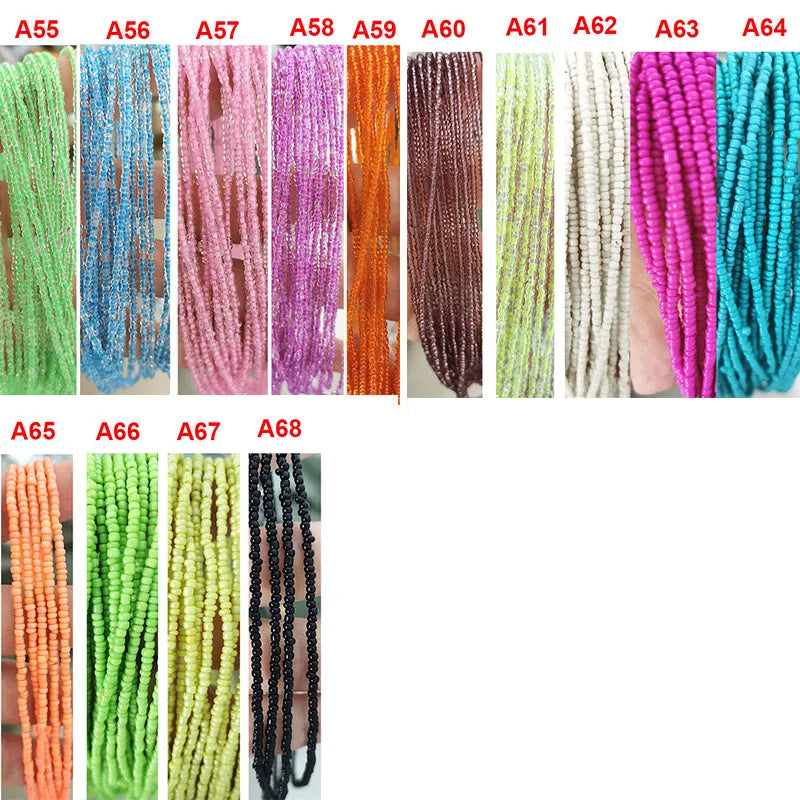 Imitation Pearl Necklace Women Choker Rainbow Beaded Chain Gold Steel Clasp